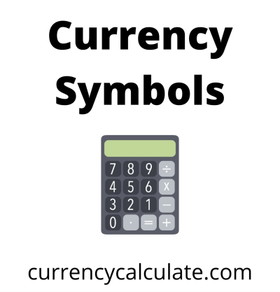 currencies symbols list of countries